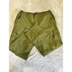 Rail Riders Pants Mens 2XL Olive X-treme Adventure Outdoor 30" Inseam Nylon